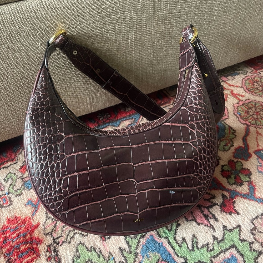 JW Pei Leather Saddle Bag